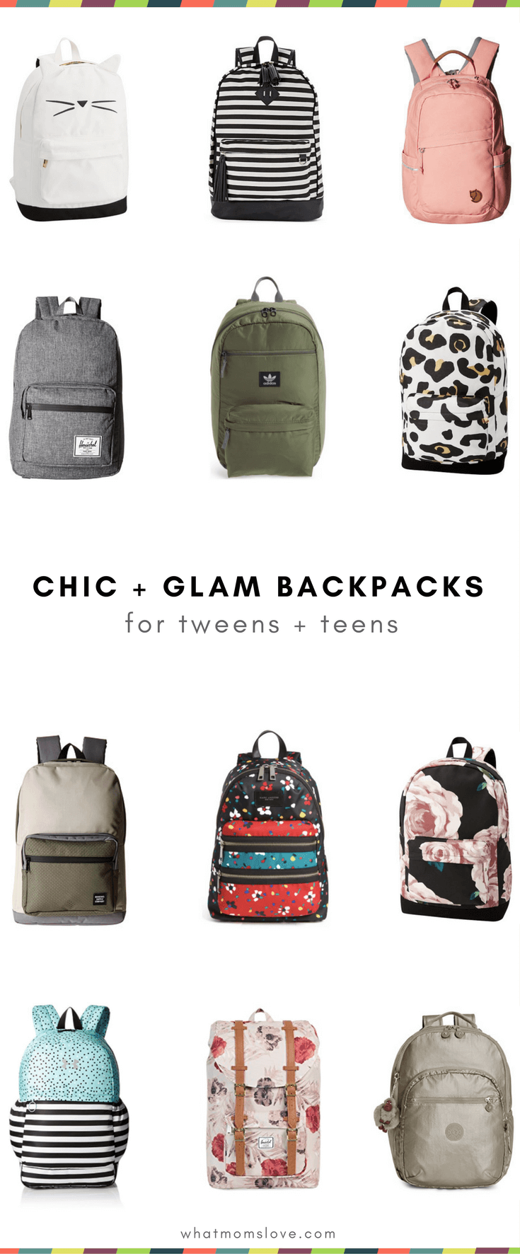 Best Backpacks for Tweens and Teens for Back to School - Chic Glamorous Minimalist