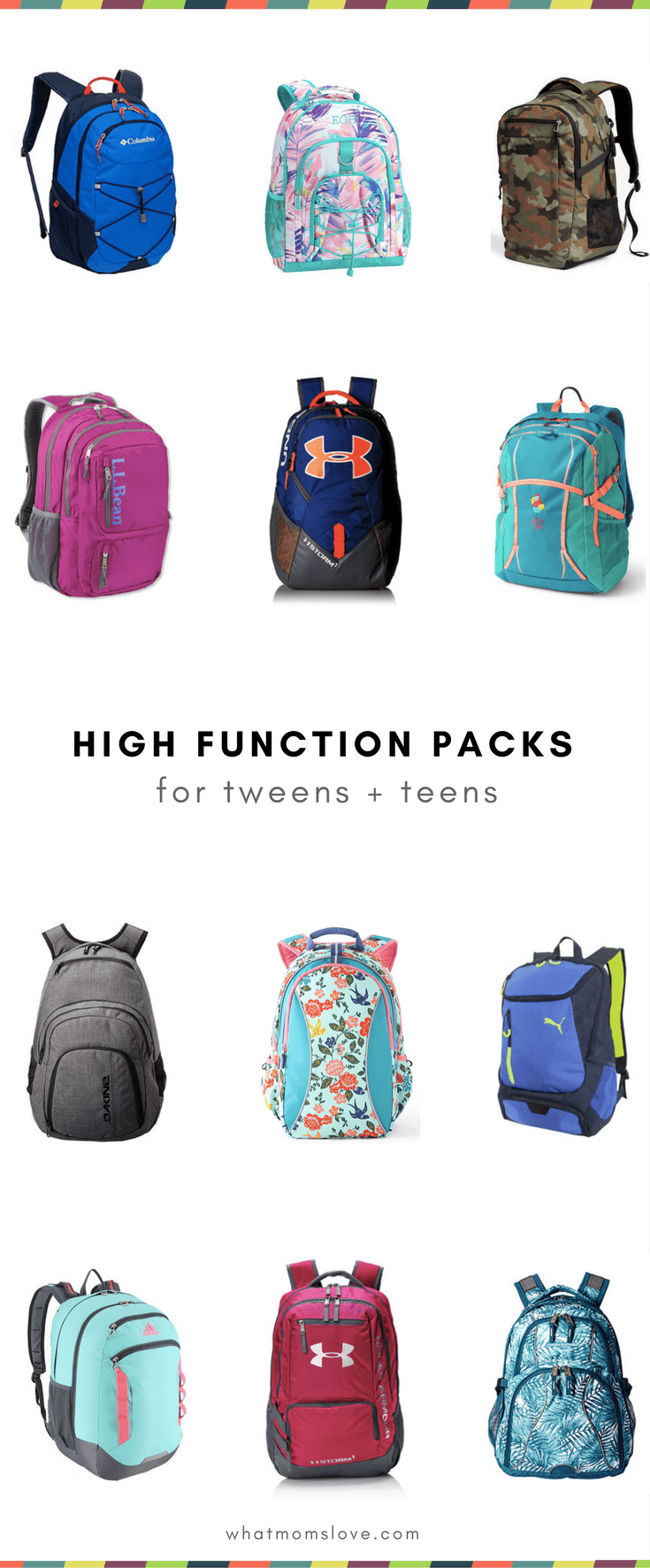 Best Backpacks for Tweens and Teens for Back to School - Lots of pockets