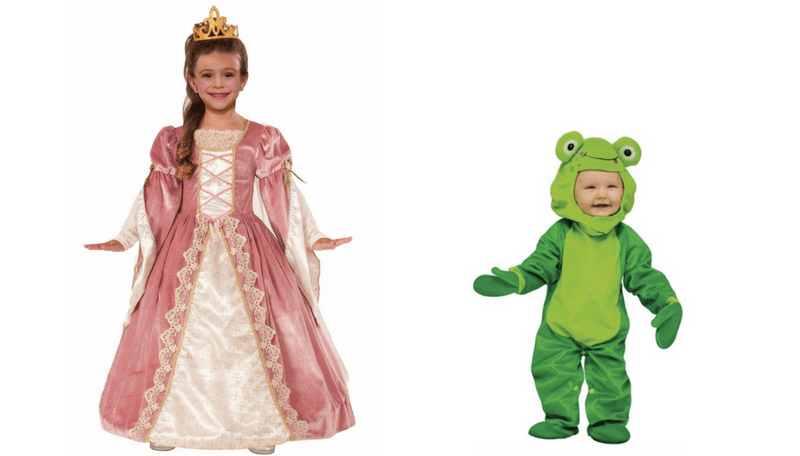Creative Halloween Costumes for Siblings - Princess and Frog