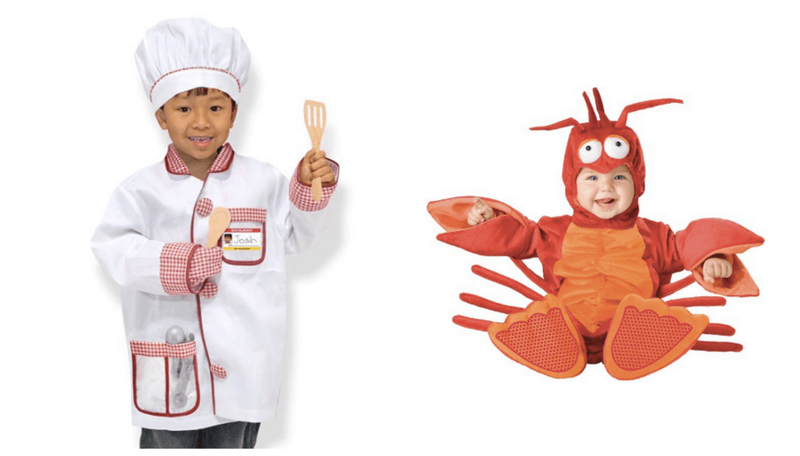Creative Halloween Costumes for Siblings - Chef and Lobster