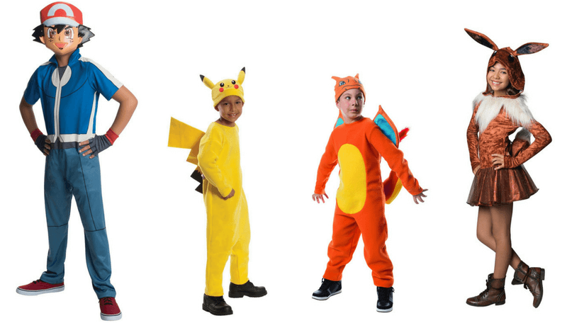Creative Halloween Costumes for Siblings - Pokemon Go