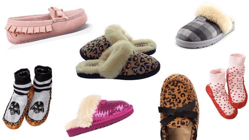 Best Non-Toy Gifts for Kids - Slippers/Moccasins