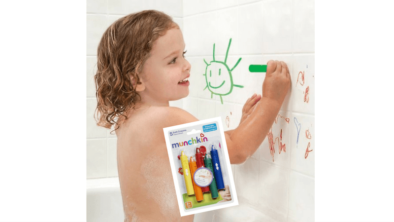Best Non-Toy Gifts for Kids - bath crayons