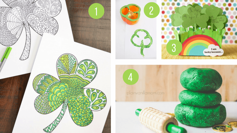 The Best St Patricks Day Arts & Crafts For Kids - Shamrocks, Rainbows and Printables galore!