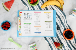 Printable Checklist For Baby’s First Foods + Tips For Introducing ...