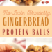 The best healthy, no bake Gingerbread Cranberry Protein Balls Recipe