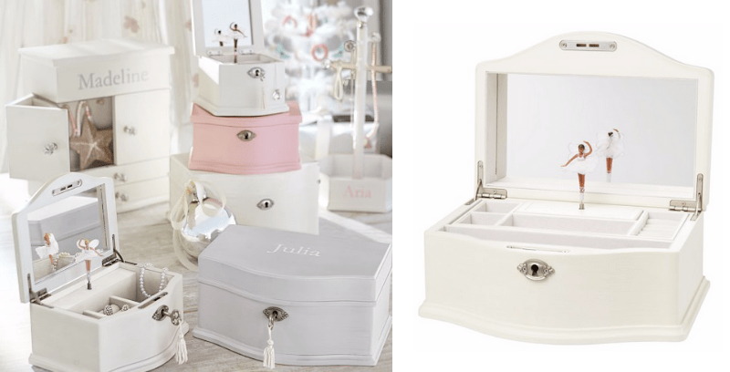 Best Non-Toy Gifts for Kids - Pottery Barn Kids Abigail Jewelry Box