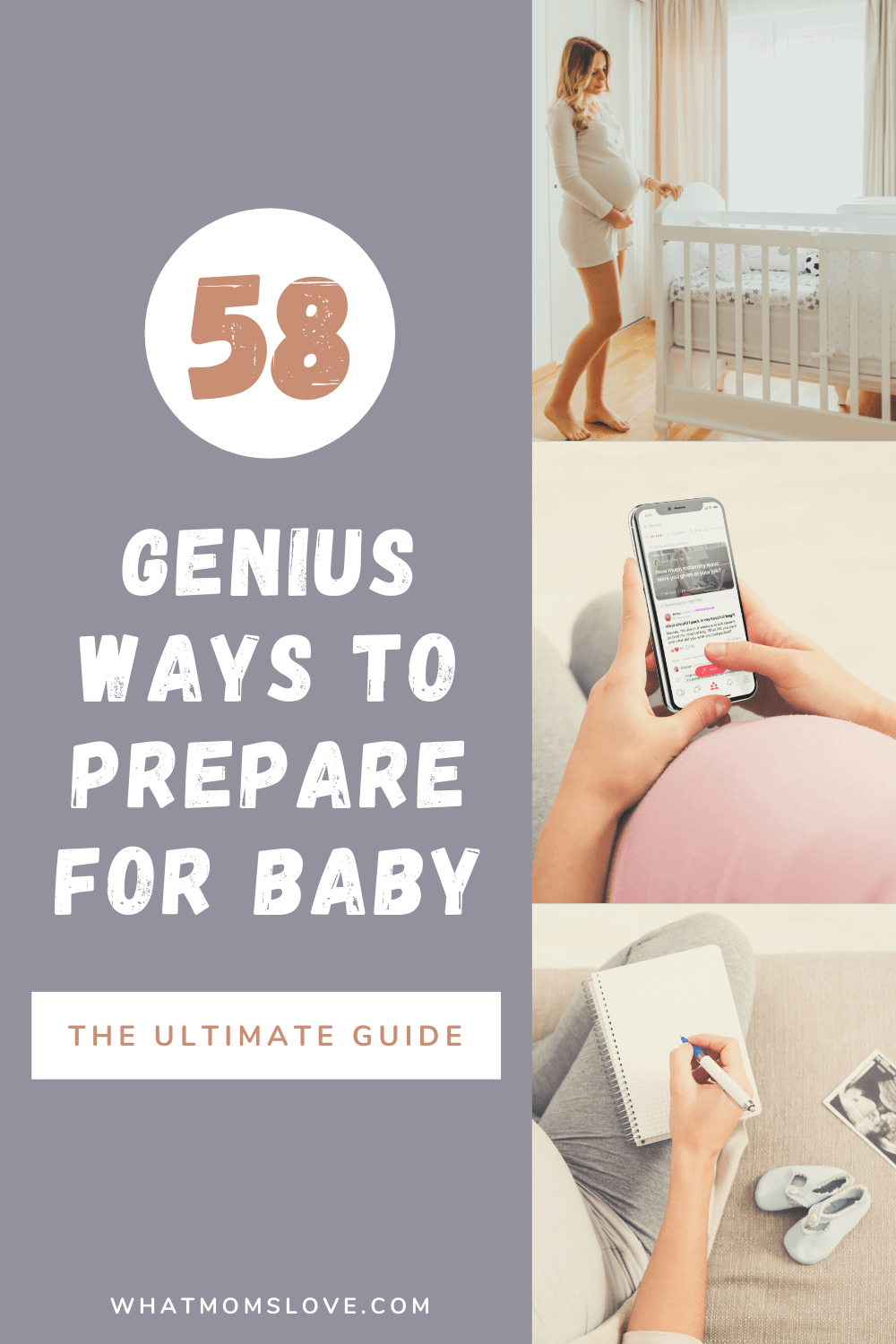 58 genius ways to prepare for baby graphic