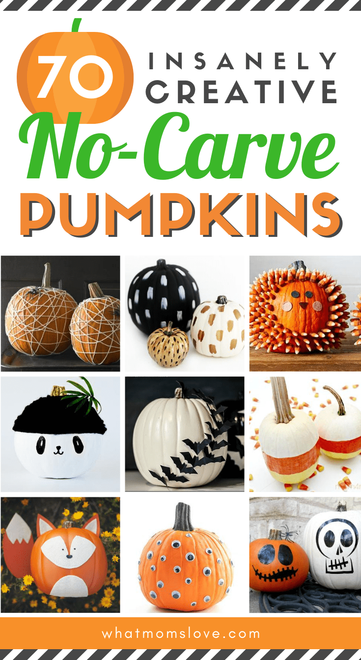 70 creative no-carve pumpkins