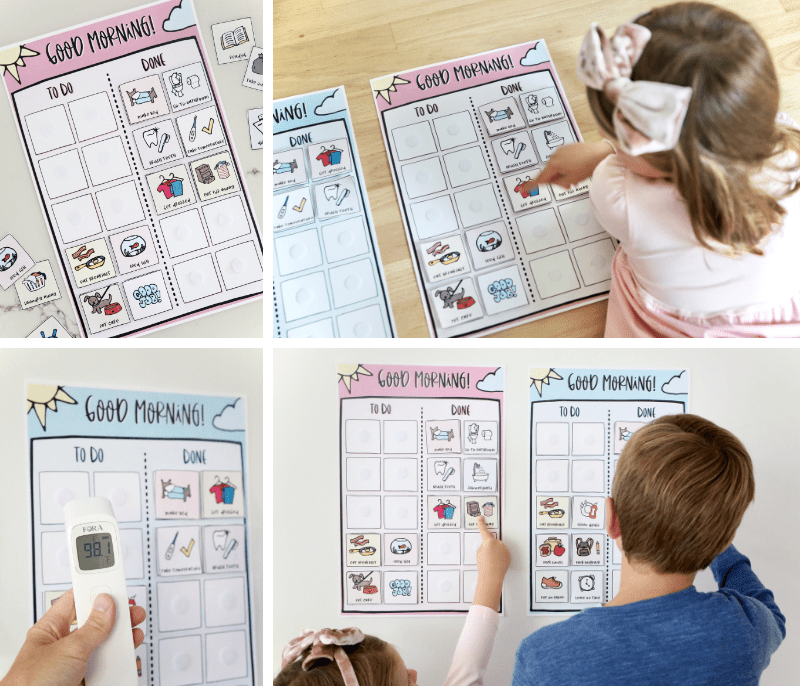Printable Morning Routine Chart for Kids