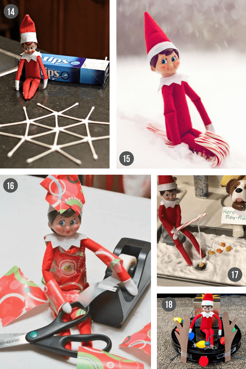 Christmas Elf Corner Fun Novelty Accessories  Elf Swing Seat Children Gift Elf 