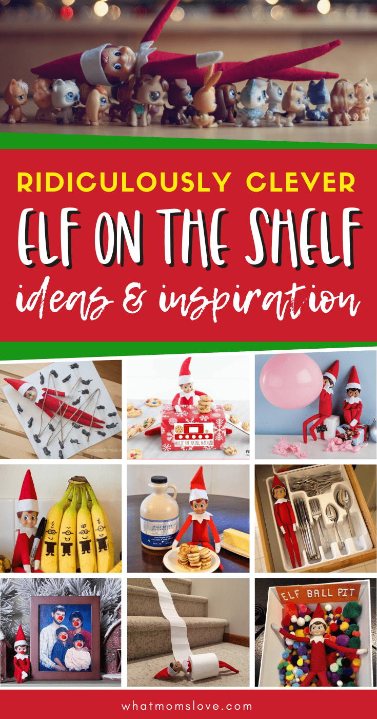 Elf on the Shelf set-up photos