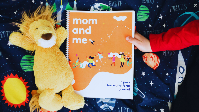 FREE Printable Mom-and-Me Journal. Pass Back-and-Forth to Connect With Your Kids.