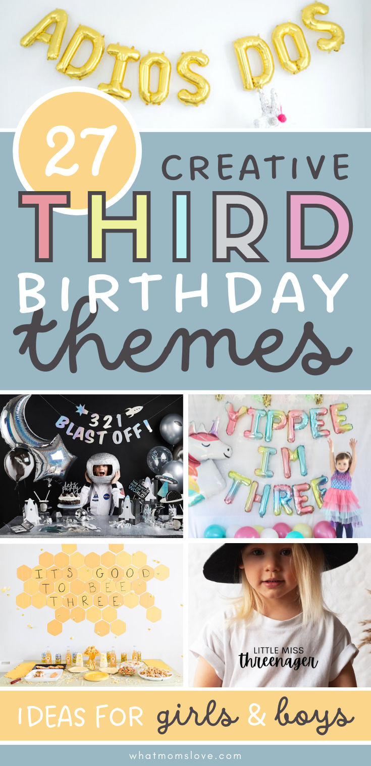 Unique 3rd Birthday Party Themes. 27 Creative Ideas to Celebrate Turning 3!