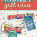 payday candy bar wrapped with money and gift tag